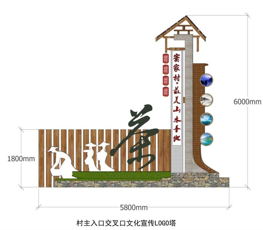 【標(biāo)識設(shè)計(jì)】美麗村居建設(shè)的亮麗風(fēng)景線(圖1)